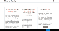 Desktop Screenshot of plynostav-holding.cz